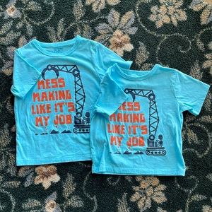 3T & 18-24 M Matching Shirts